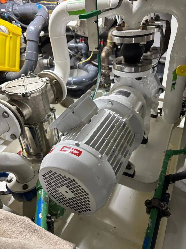 Deniz suyu pompasının elektrik motoru