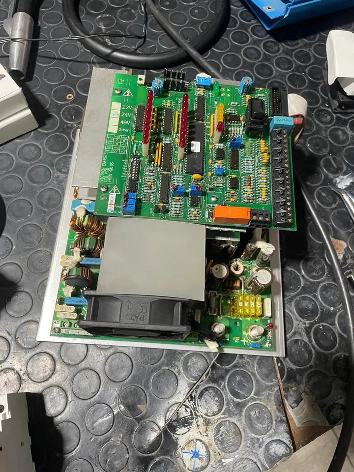 Fault finding and component check on an electronic power board